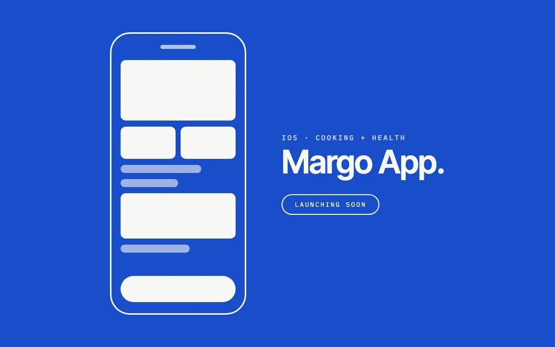 Margo App, launching soon